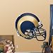 NFL St. Louis Rams Helmet Vinyl Wall Graphic Decal Sticker Poster
