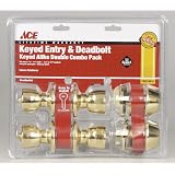 Ace Double Combo Pack Door Lock Set... by Hampton Products - Import