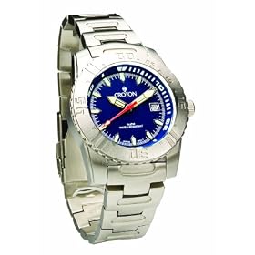 Croton Men's Stainless Steel Dive Watch #CR307727SSBL