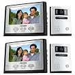 Defender GK300-7M2 Hands Free 2-Wire Color Video Intercom System - Bonus Pack of 2