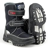 Produkt-Bild: KIDS SHOES Kinder Winter Allwetter Boots, 2-Klett, SLAM TEX Klima Membrane, navy blau-schwarz