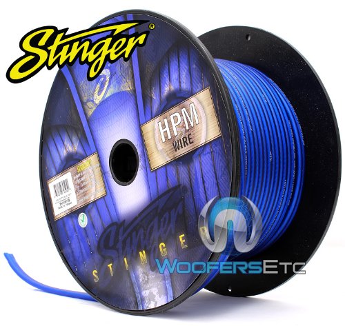 SHW512B-250 - Stinger HPM 12 AWG Matte Blue 250 Feet Power Audio Cable On Sale