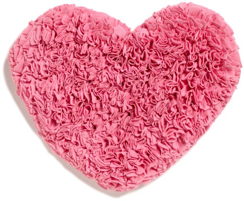 Wanted WA0390AS Fluffy Heart Decke, rot, pink, wei&szlig; sortiert