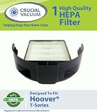 Hoover Windtunnel T-Series HEPA Rewind Upright Vacuum Cartridge Filter; Replaces Hoover Part # 303172001, 303172002; Designed & Engineered by Crucial Vacuum