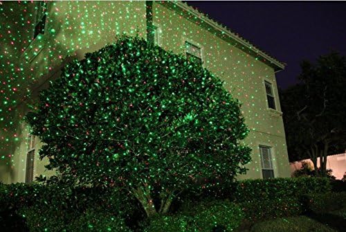 Green and Red Laser Light,Remote Control,Timer Setting, Waterproof,Holiday Lighting