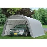 Buy 12x28x8 Round Style Shelter, Green Cover by Shelter Logic