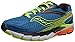 Saucony Men's Ride 8 Running Shoe, Deepwater/Citron/Orange,9 M US