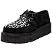 Pleaser Men's Creeper-400  Creeper,Black Suede/Cheetah Fur,7 M US