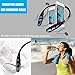 Bluetooth Headphones, DolTech Wireless Neckband Headset Sports Sweatproof Earbuds Stereo Earphones with Mic Hands-free for iPhone Android Device (970S Black)
