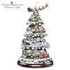 Thomas Kinkade Wonderland Express Animated Tabletop Christmas Tree With Train by Hawthorne Village