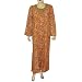 Womens Caftans Long Sleeve Evening Gown Size L (kftn841)