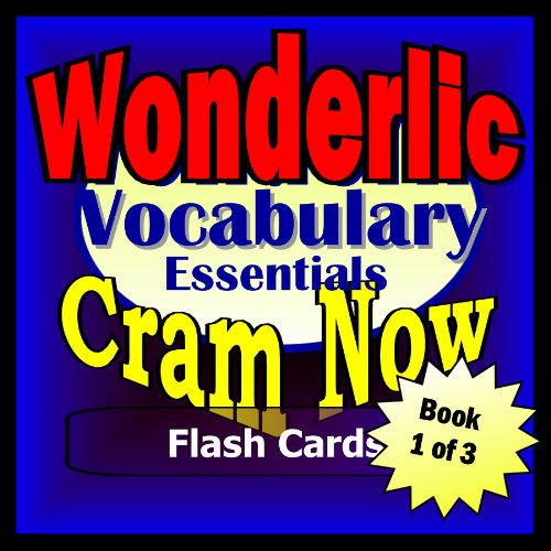 Wonderlic Prep Test VERBAL REVIEW Flash Cards--CRAM NOW!--Wonderlic Exam Review Book & Study Guide (Wonderlic Cram Now! 1)