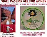 Vigel Passion Gel for Women with Free Extra Bonus Body Butter by Its A Girl Thing
