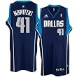 Dirk Nowitzki Youth Jersey: adidas Navy Replica #41 Dallas Mavericks Jersey