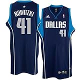 Dirk Nowitzki Youth Jersey: adidas Navy Replica #41 Dallas Mavericks Jersey