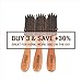 Evolve 100% Boar Bristle Hair Brush ✮ Best Brush for Pocket / Purse / Travel Size ✮ Distribute Natural Oil & Stimulate Scalp ✮Medium Firmness ✮ Great for Beards ✮ Money Back Guarantee