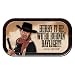 John Wayne Burning Daylight Mini Tin Sign
