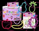 Shaped Rubber Bands Bracelets 12Pack Fruity RubbaBandz