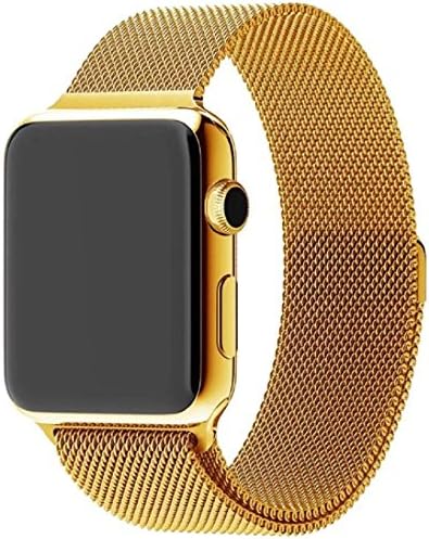 42MM Apple Watch 24K GOLD plated w/Gold Milanese Loop