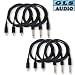 6 6ft 1/4 TS RCA Patch Snake Cable 6' GLS Audio