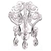 Tadpoles Night Light Chandelier in White Diamond