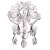 Tadpoles Night Light Chandelier in White Diamond
