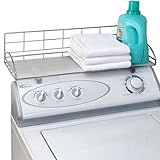 Chrome Over the Washer Storage Laundry Shelf