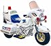 LARGE
KIDS
RIDE
ON
RECHARGEABLE
DELUXE
WHITE
MOTORBIKE
+
free
knee
elbow
&
palm
safety
pad