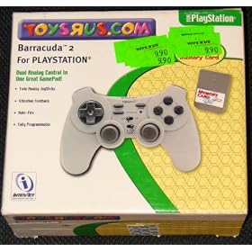 Playstation Barracuda 2 Controller with Memory Card (Toys R Us)
