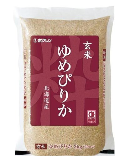 ホクレン 北海道産 玄米 ゆめぴりか 3kg 平成25年産