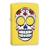 Zippo Day Of The Dead Lemon Matte Lighter