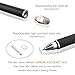 Dimples Excel Extreme Precision Disc Stylus Pen Stylus Pen with Replacement Tips- Bundle with 4 Replacement Disc Tips and 2 Microfiber Tips