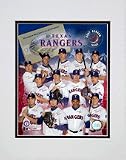 Texas Rangers 2007 Team Composite Double Matted 8 x 10 Photograph (Unframed)