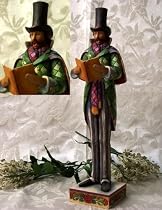 Jim Shore Man Caroler Christmas Figurine