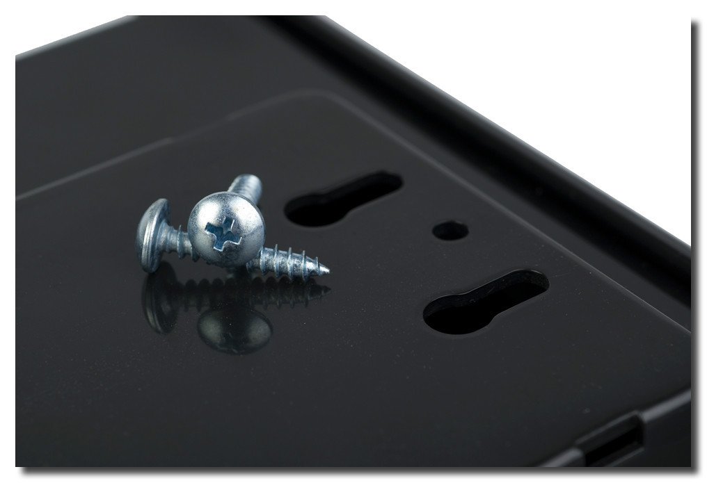 Amazon.com : Black Solar BrightFlyer Brochure Box Brochure Holder ...