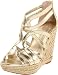BCBGeneration Women's Makala Wedge Sandal,Gold,9 M US
