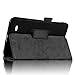Infiland Folio PU Leather Case Smart Fit Cover For 7inch LG G PAD 7.0 V400 / LTE V410 / VK410 / UK410 Tablet Only (7inch LG G PAD 7.0 V400,Black)
