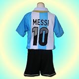 サッカーユニフォーム 【2012モデル】 ◆アルゼンチン代表 ホーム　リオネル・メッシ 背番号10 ◆レプリカサッカーユニフォーム ◆子供用 S