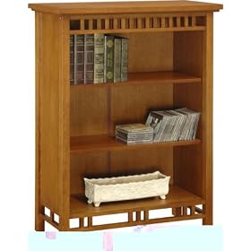 Eco Mission 3 Shelf Bookcase - Cherry