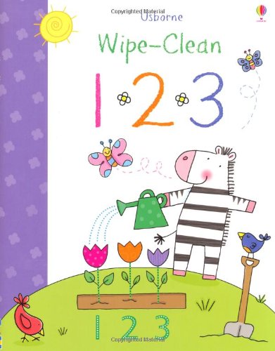 123 (Usborne Wipe Clean Books)
