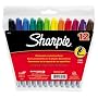 Sharpie Fine Point Permanent Markers, 12 Colored Markers(30072)
