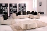 4pc Modern Sectional Fabric Sofa Set #AM-L2131-IV 4pc Modern Sectional Fabric Sofa Set #AM-L2131-IV