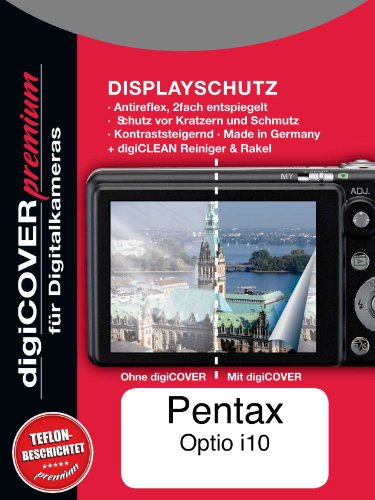 digiCover Premium Displayschutzfolie f&uuml;r Pentax Optio I-10 Preisvergleich