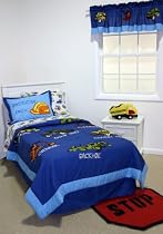 Crayola Men at Work Twin Comforter Set
