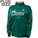 Miami Dolphins Women's Plus Size Full-Zip Track Jacket