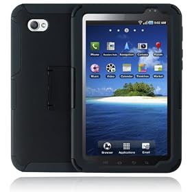Incipio Samsung Galaxy Tab SILICRYLIC Hard Shell Case with Silicone Core - Black Charcoal by 