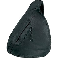 Back Pack - One Strap - Rucksack mit Handytasche - Nylon schwarz