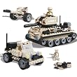 Best-Lock Construction Toys 330pc Sand Military Play set