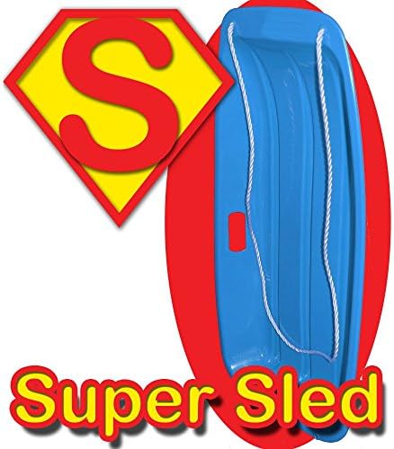 Snow Speeder Plastic Sled - Super Sledge - Blue by Sledge