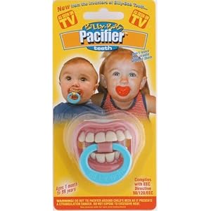 Billy bob dummy pacifier Novelty fun thumb sucker origional teeth